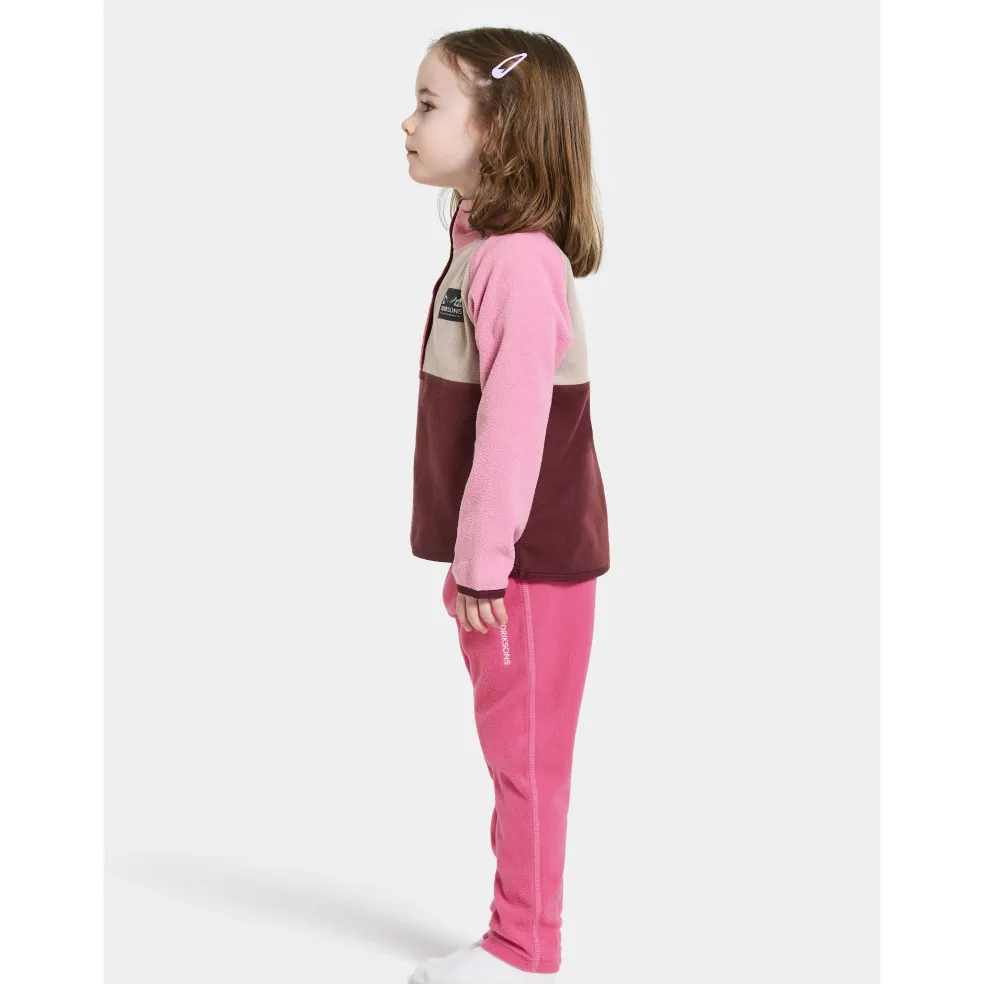 Monte Kids 4 Halvknapp Jumper Anemon Red