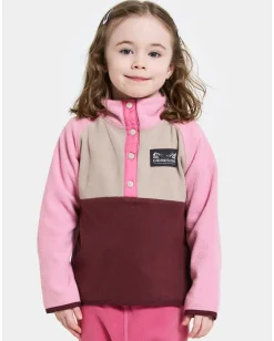 Monte Kids 4 Halvknapp Jumper Anemon Red