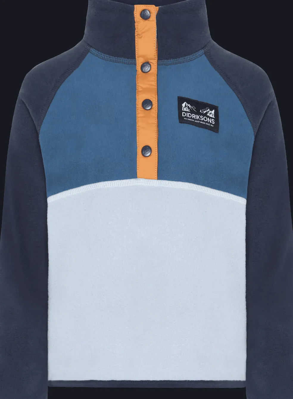 Monte Kids 4 Halvknapp Jumper Cloud Blue