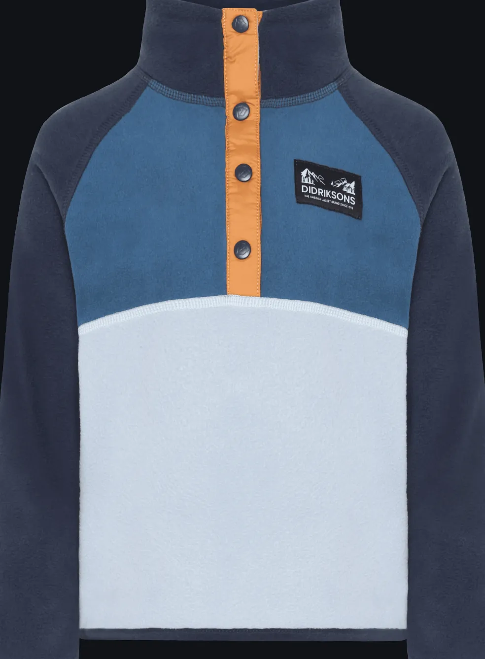 Monte Kids 4 Halvknapp Jumper Cloud Blue