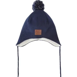 Narvik Helmet Beanie Med Fleecefoder Navy