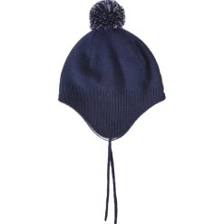 Narvik Helmet Beanie Med Fleecefoder Navy