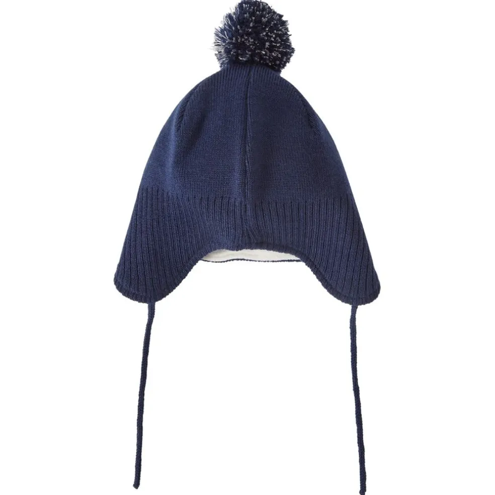 Narvik Helmet Beanie Med Fleecefoder Navy
