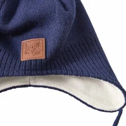 Narvik Helmet Beanie Med Fleecefoder Navy