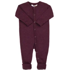 Nattlinne I Ull Med 2 In1 Foot Plum