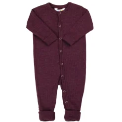 Nattlinne I Ull Med 2 In1 Foot Plum