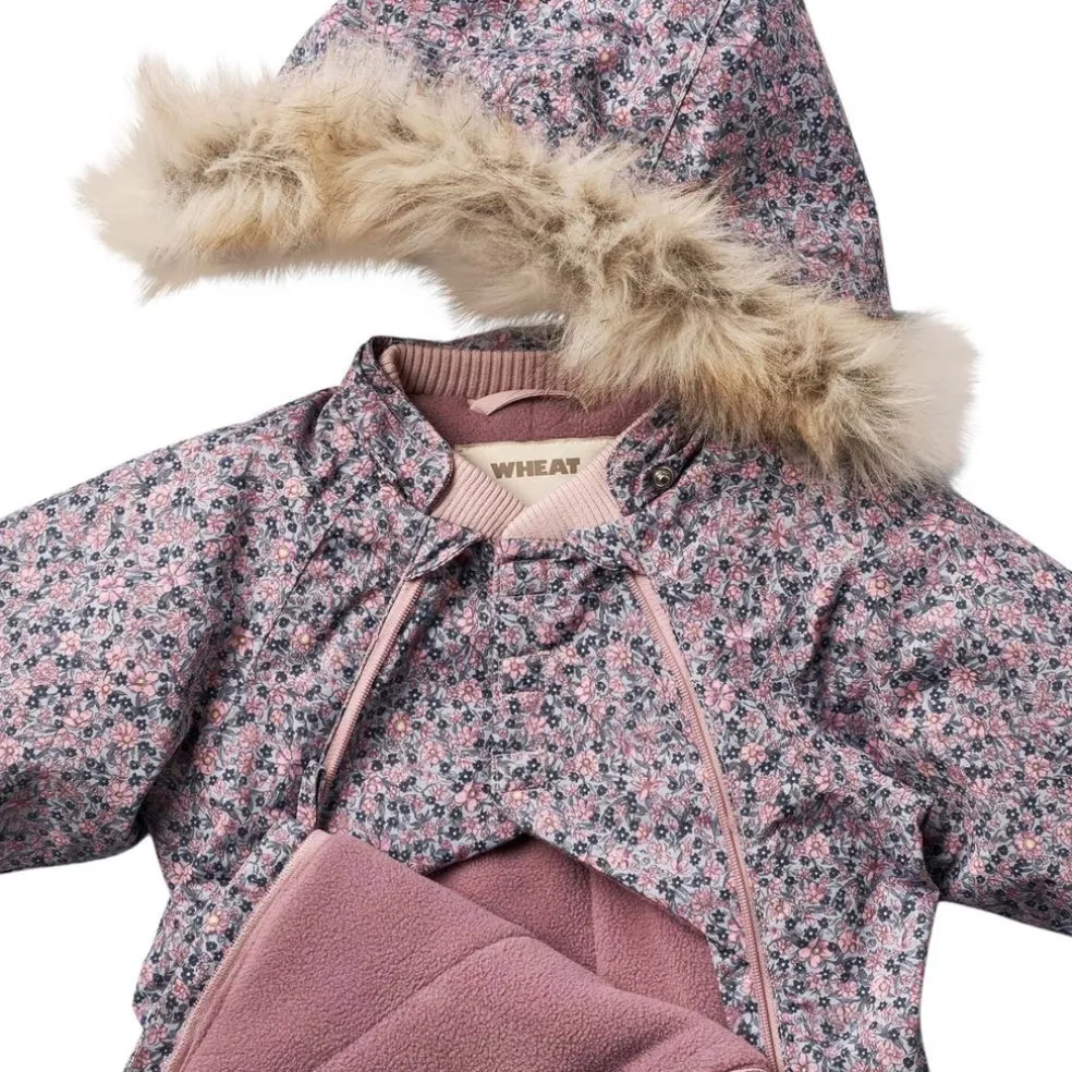 Nickie Tech Vinteroverall Winter Flowers