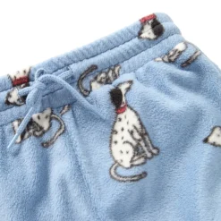 Northpole Fleecebyxor Dove Blue Dalmatian