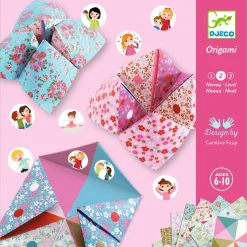 Origami Loppor I Ljusa Färger Flowers