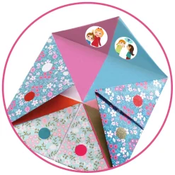 Origami Loppor I Ljusa Färger Flowers