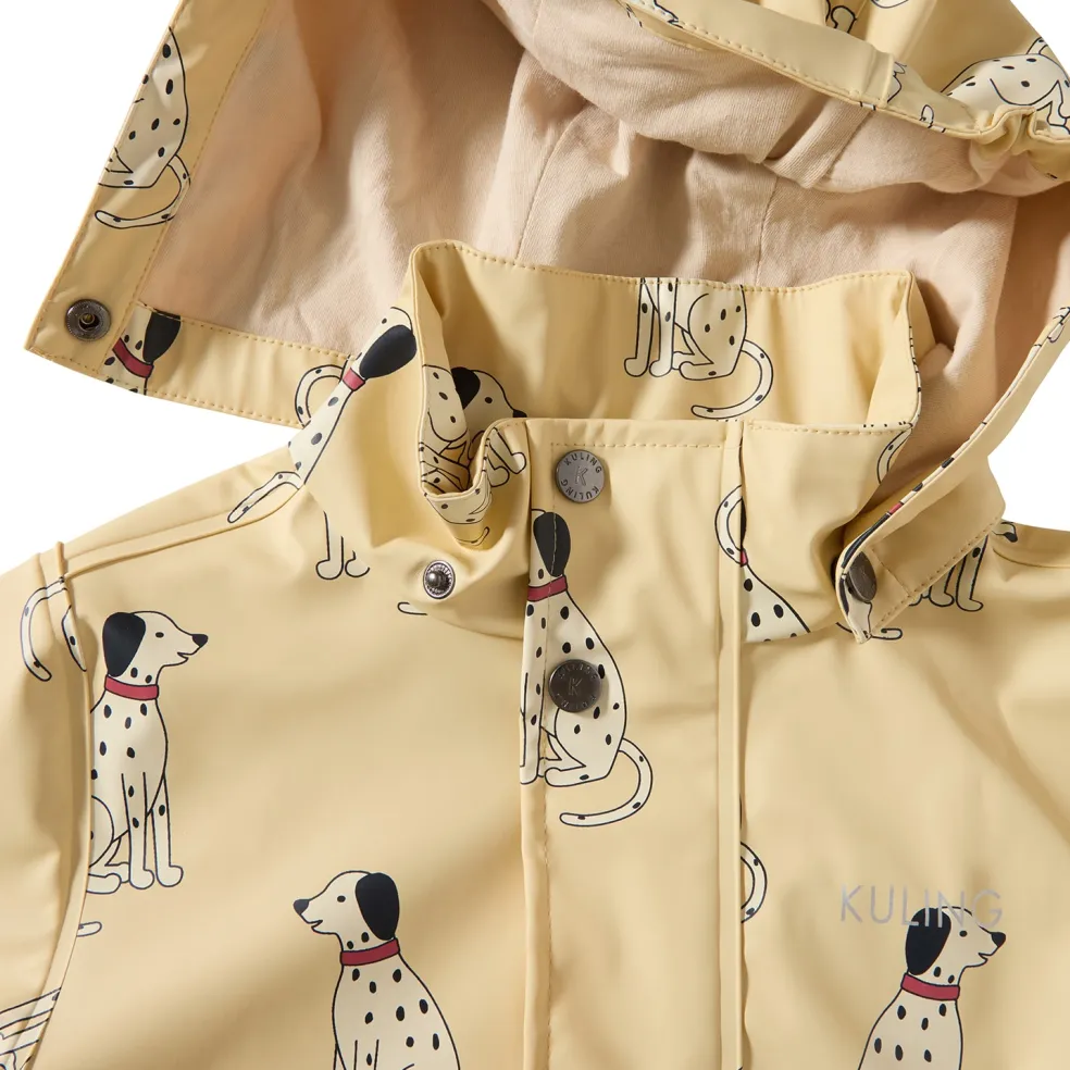 Orust Regnjacka Pale Yellow Dalmatian