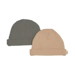 2-Pack Detroit GOTS Mössor Sand/Green