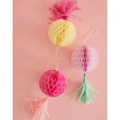 3-Pack Festdekorationer Rosa