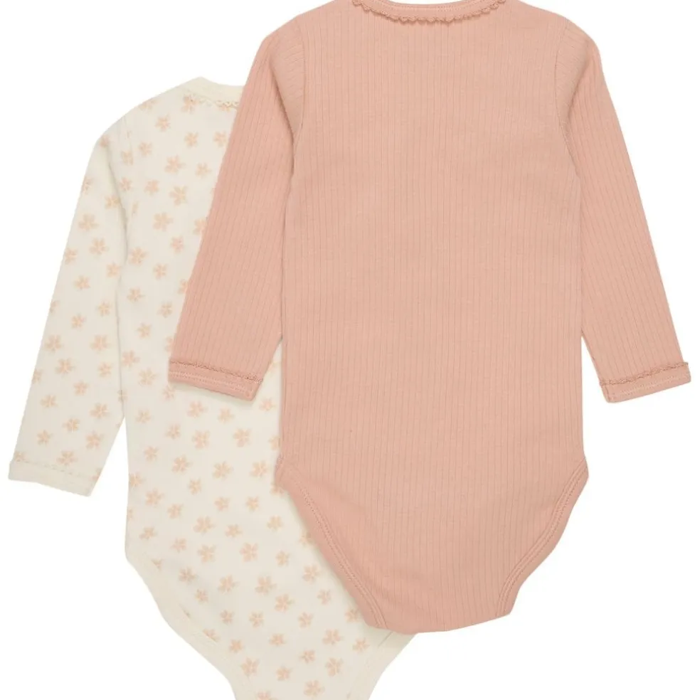 2-Pack GOTS Baby Bodies Peach Beige