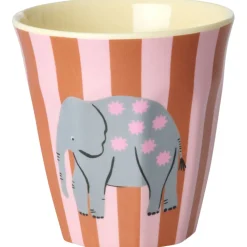 6-Pack Small Bägare I Melamin Pink Fun Fair