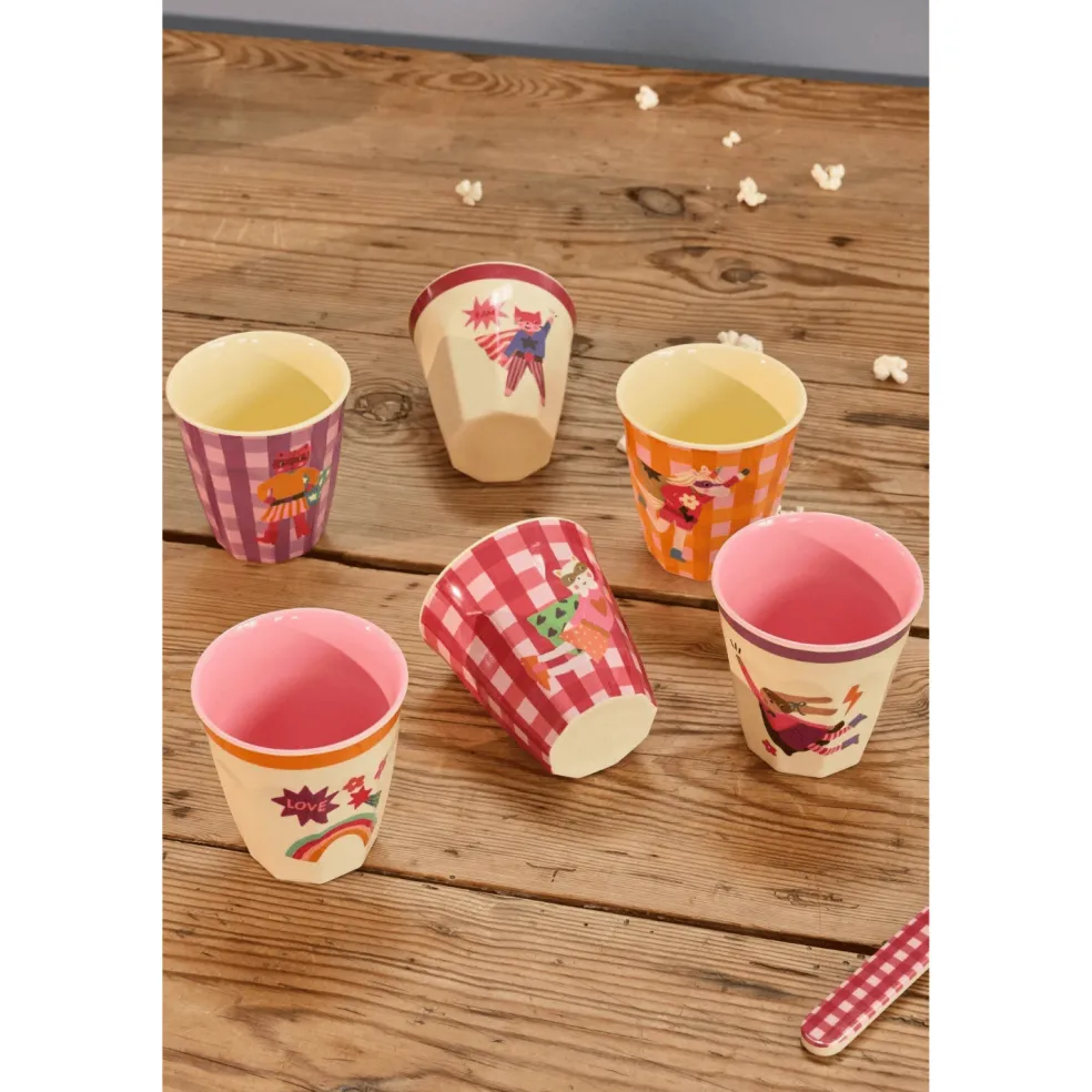 6-pack Små Koppar Pink
