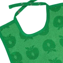 2-Pack Stora Bib Apples Green