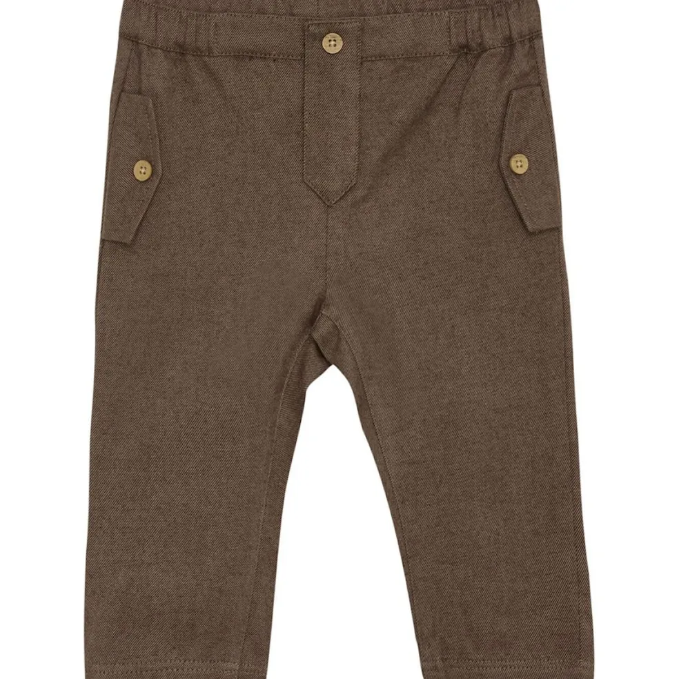 Pants Woven Chocolate Brown