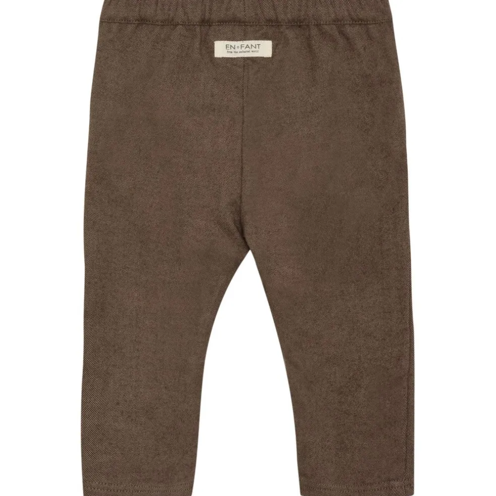 Pants Woven Chocolate Brown