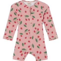 Paros Mönstrad UV-Dräkt Med Hallon Woody Rose