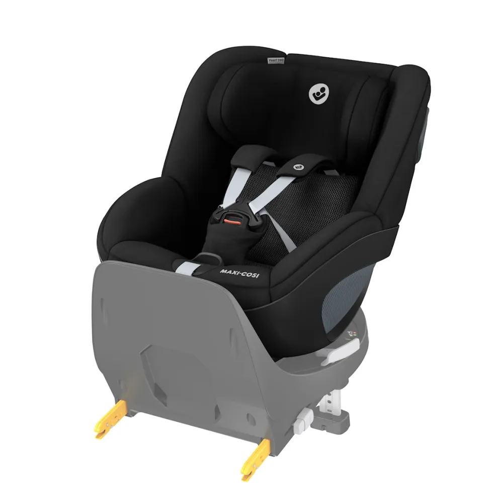 Pearl 360 Bilbarnstol 3M-4Y / 0-17 Kg Authentic Black