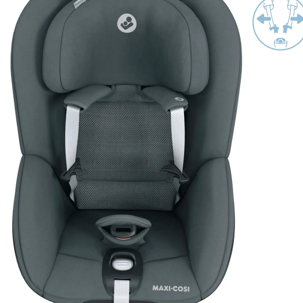 Pearl 360 Bilbarnstol 3M-4Y / 0-17,4 Kg Authentic Graphite