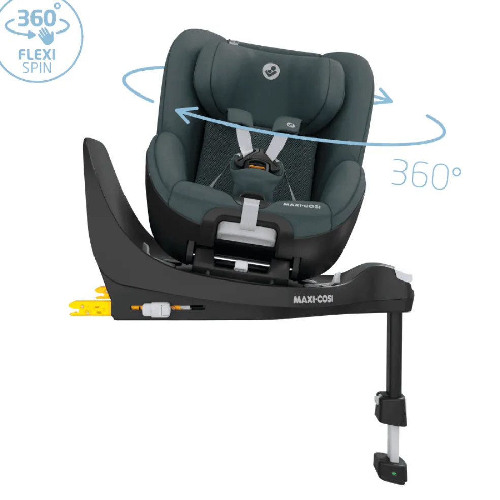 Pearl 360 Bilbarnstol 3M-4Y / 0-17,4 Kg Authentic Graphite