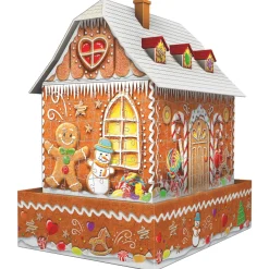 Pepparkakshus Nattutgåva 3D Pussel Multicolor