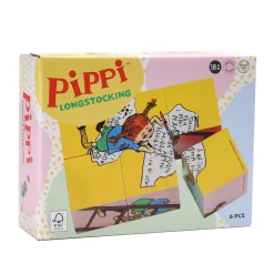 Pippi Pusselblock - 6 Delar