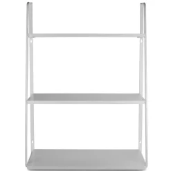 3-plans-vägghylla Grå
