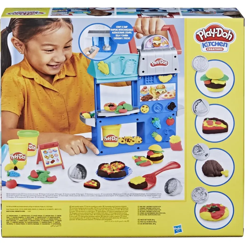 Play-Doh Kitchen Creations Busy Chefs Lekset Deluxe Restaurang