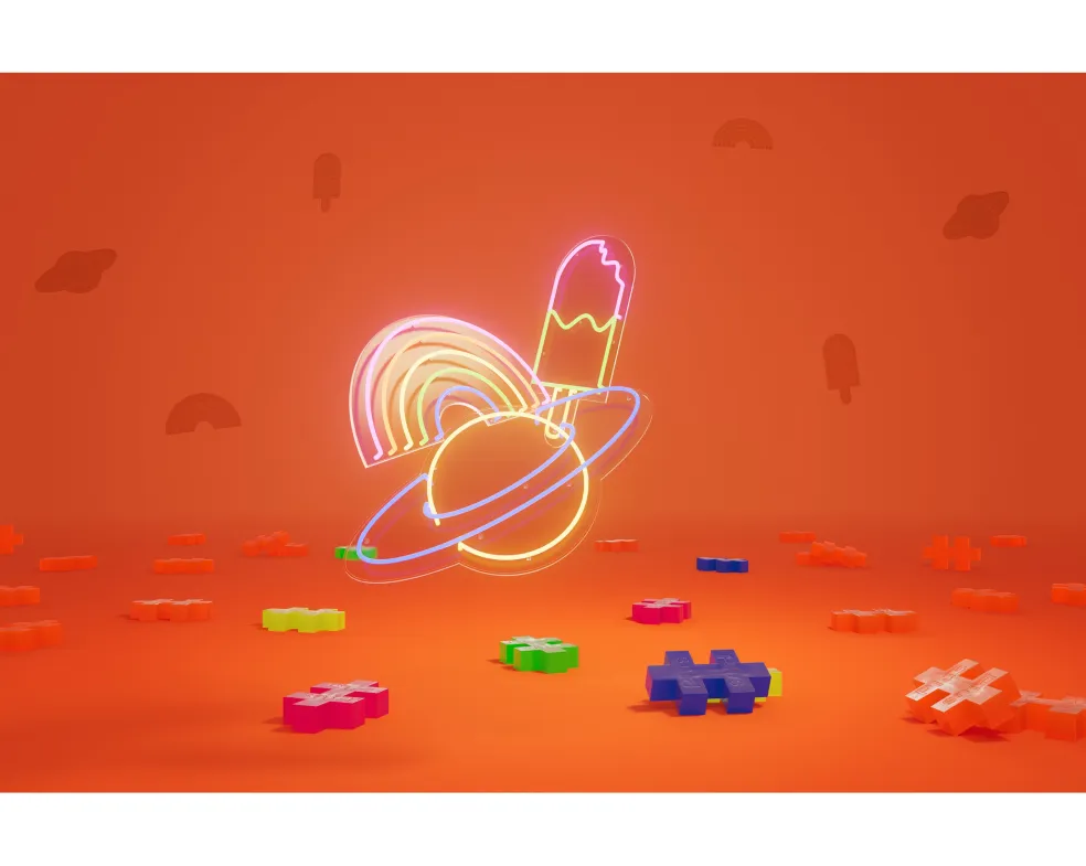 Plus-Plus Neon Color Mix