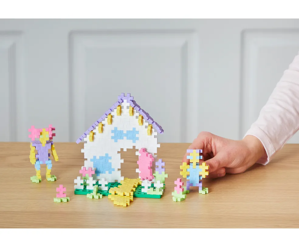 Plus-Plus® Pastell Lär Dig Bygga Set 600 Bitar