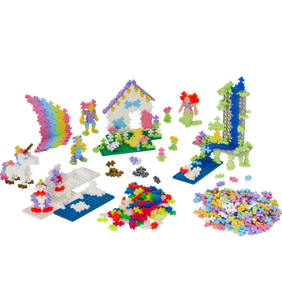Plus-Plus® Pastell Lär Dig Bygga Super Set 1200 Bitar