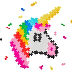 Plus-Plus Puzzle By Number Enhörning - 250 Stycken Mix