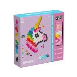 Plus-Plus Puzzle By Number Enhörning - 250 Stycken Mix
