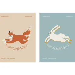 Poster 30x40 Kuling X Madelen Möllard 2-pack FSC Mix Affisch Vit