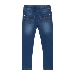 Power Stretch Jeggings Denimblå