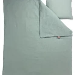 Påslakanset Vagn/Vagga Muslin Frosty Green
