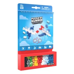Puzzle By Number Activity Pad Transportation