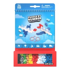 Puzzle By Number Activity Pad Transportation