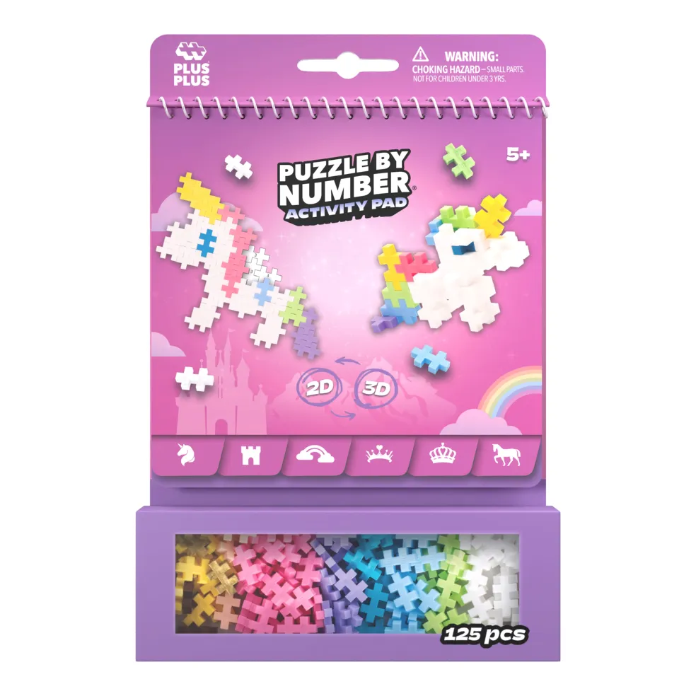 Puzzle By Number Aktivitetsblock Fantasy World