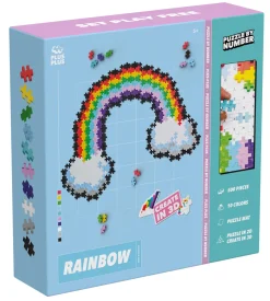Puzzle By Number Rainbow & Unicorn Byggset