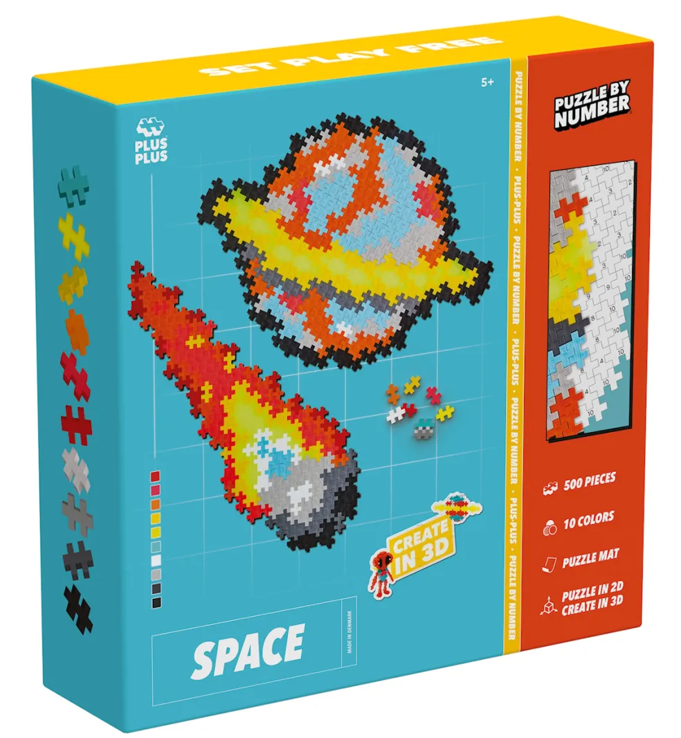 Puzzle By Number Space Byggset