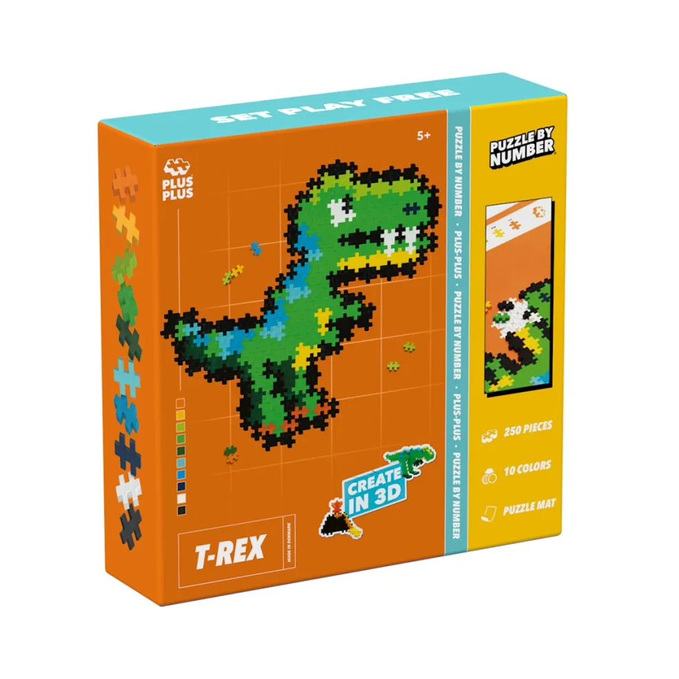 Puzzle By Number T-rex