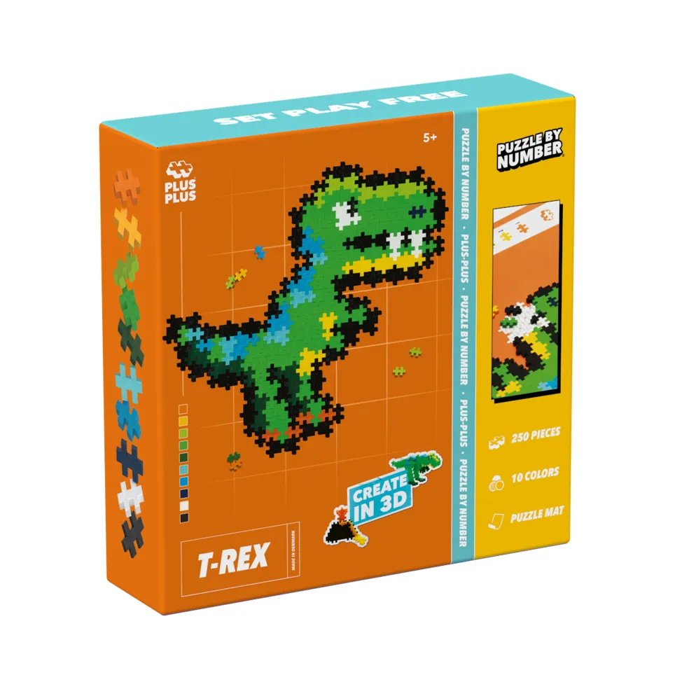 Puzzle By Number T-rex