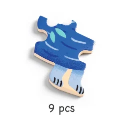 Puzzlo Kipic 9-delars Träpussel