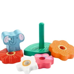 Puzz & Stack Happy 2-i-1 Avlastningspussel Och Stapelbar Leksak