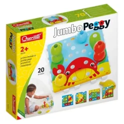 Quercetti - Jumbo Peggy Creative Peg Byggset