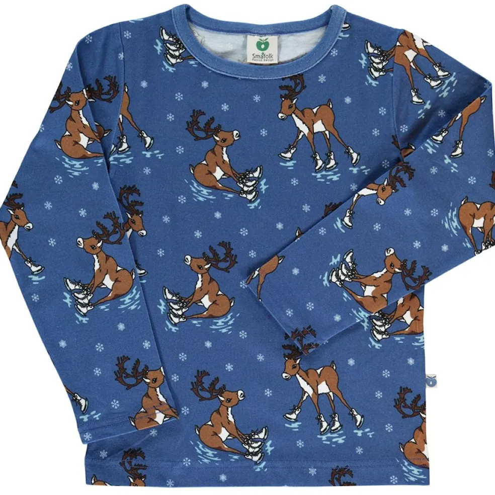 Raindeer Långärmad T-Shirt Federal Blue